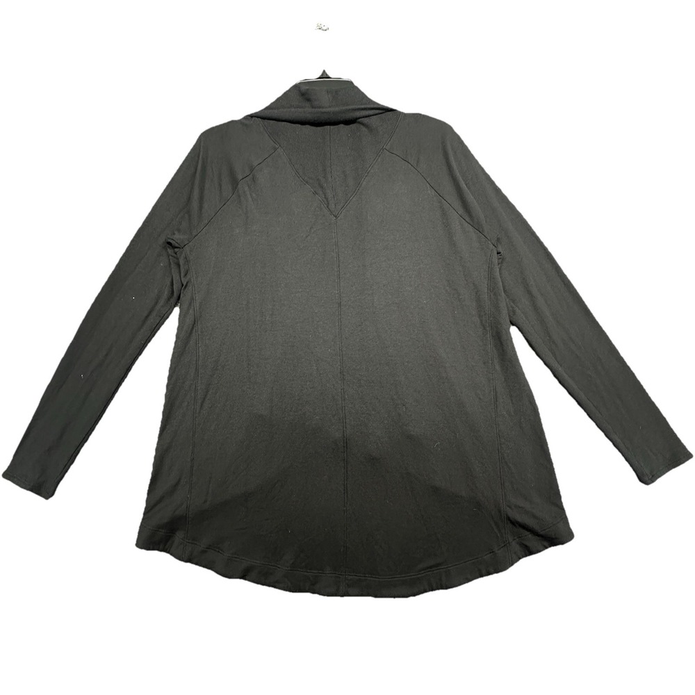 Athleta Black Open‎ Front Long Sleeve Cardigan Sweater Jacket Size S - Picture 6 of 7